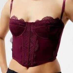 PacSun Lace Mesh Corset